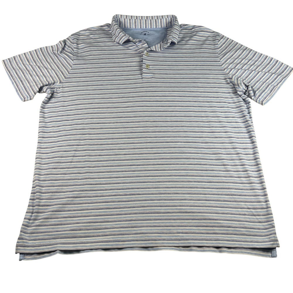 Johnnie-O Top Shelf Polo‎ Shirt Men's XL Striped Short Sleeve Casual Golf